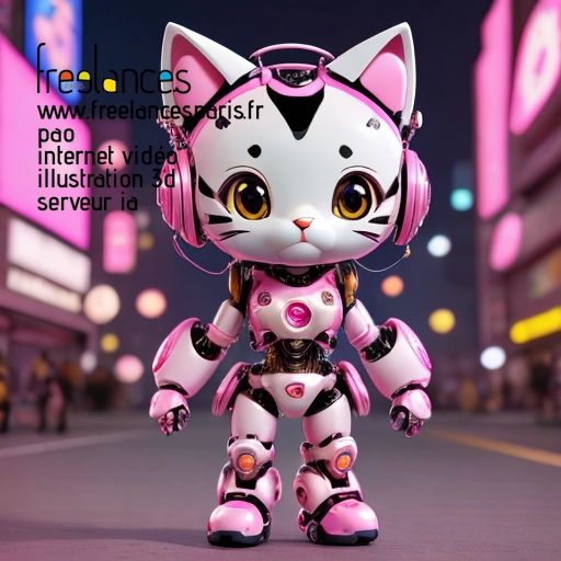 Pao mise en page internet vidéo illustration 3d serveur IA générative AI freelance paris studio de création magazines QTYYLVZ0